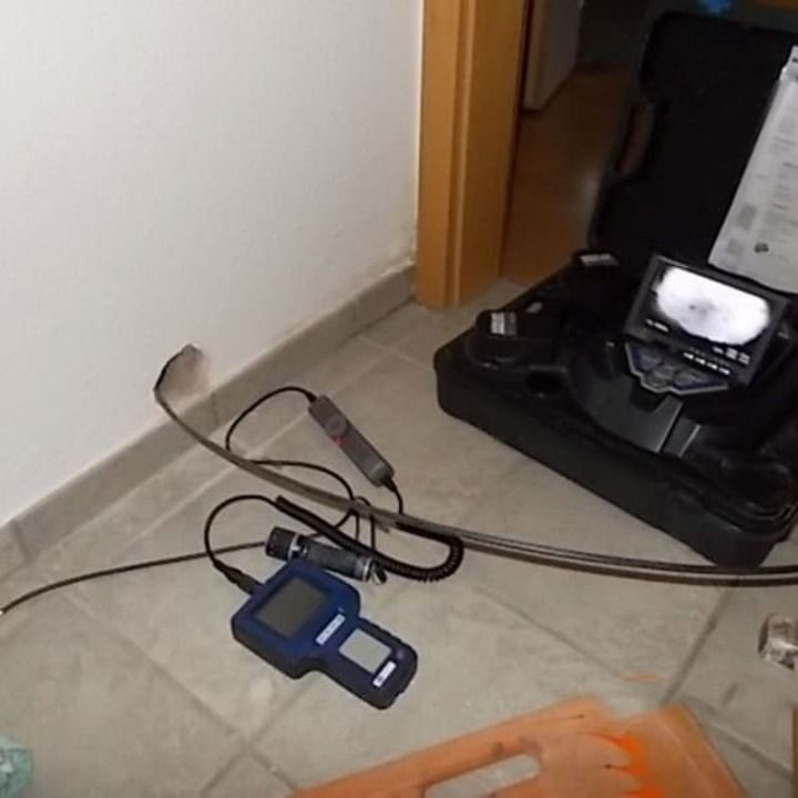 Ortung mit Hilfe einer Hohlraumkamera